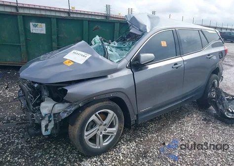 2018 GMC Terrain Sle из США, поврежденный, VIN 3GKALMEX5JL134942